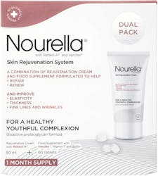 Nourella Skin Rejuvenation System Dual Pack 60 Tablets + 50ml Cream