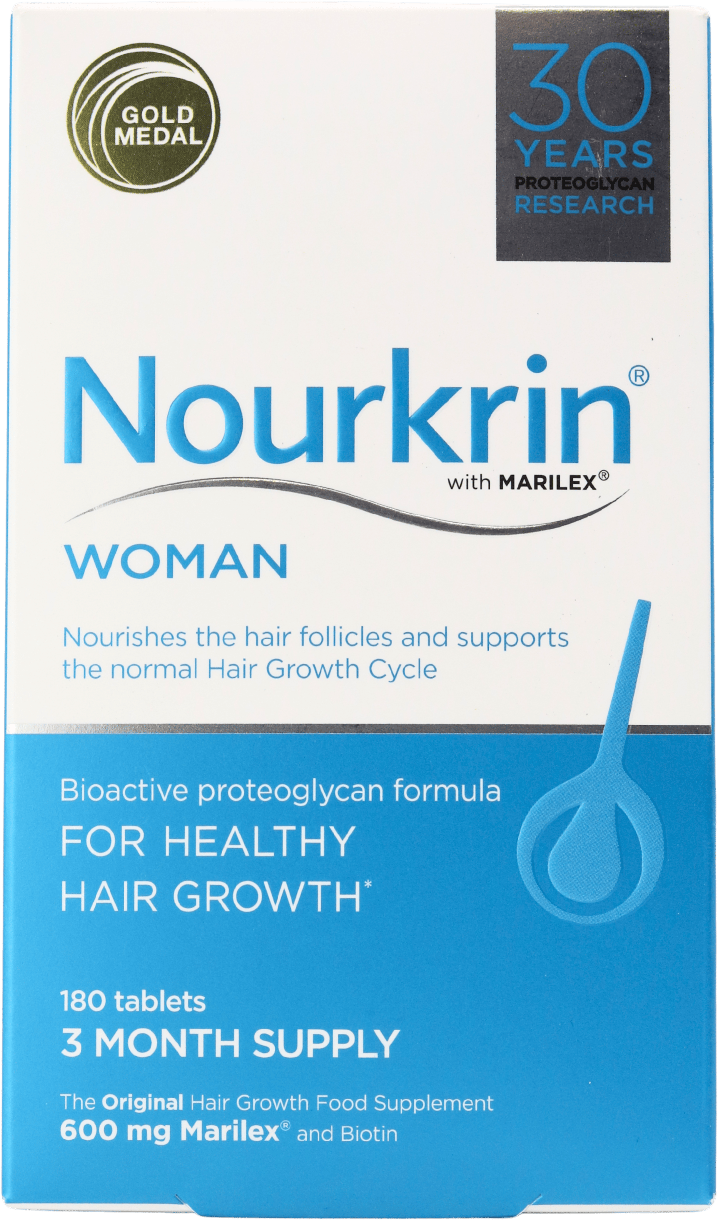 Nourkrin Woman for Hair Growth 180 Tablets