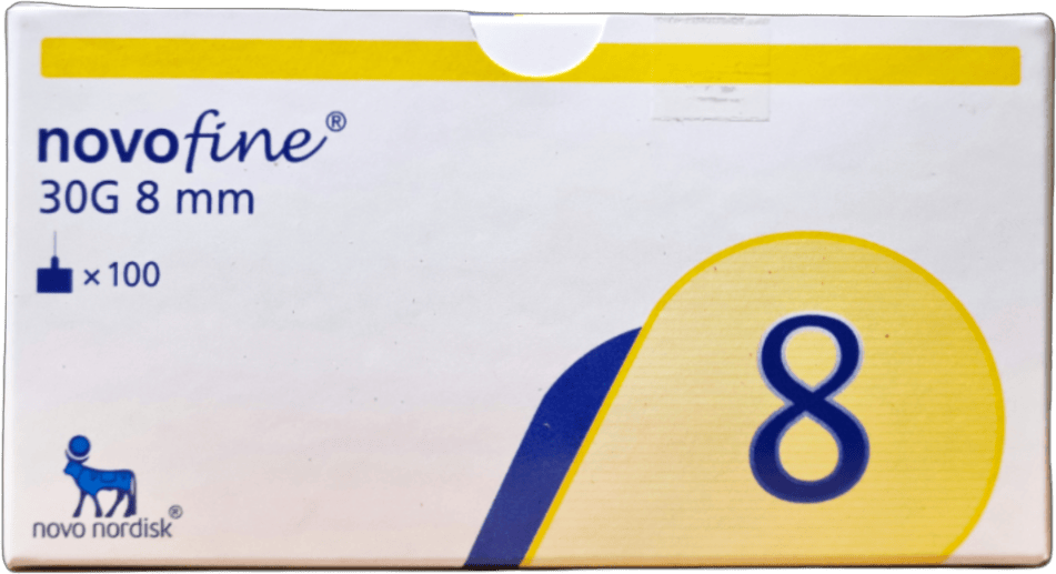 Novofine Needles 8mm 30G 100 Needles