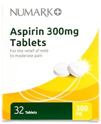Numark Aspirin 300mg 32 Tablets