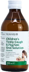Numark Childrens Tickly Cough 0.75/5ml Oral Solution Lemon and Honey 200ml