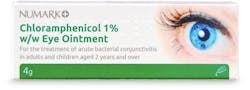 Numark Chloramphenicol 1% w/w Eye Ointment 4g