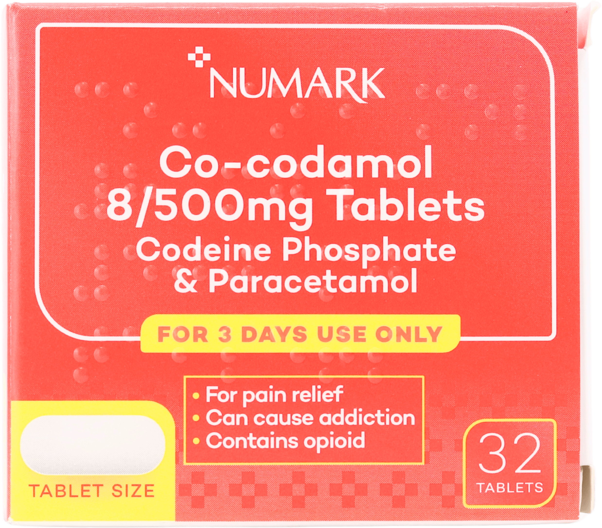 Numark Co-Codamol 8mg/500mg 32 Caplets