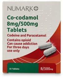 Numark Co-Codamol 8mg/500mg 32 Tablets