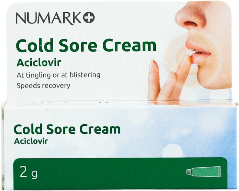 Numark Cold Sore Cream 2g medino