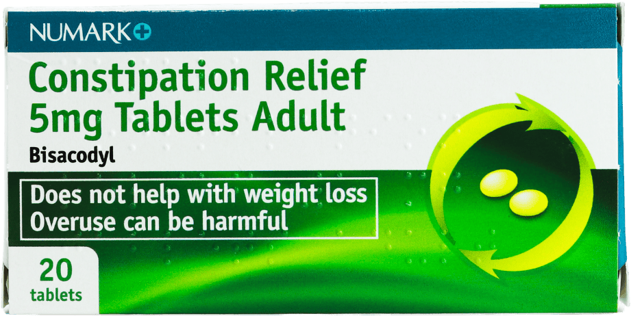 Numark Constipation Relief 5mg 20 Tablets