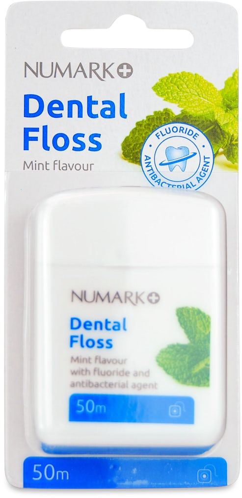 Numark Waxed Dental Floss Mint Flavour 50m