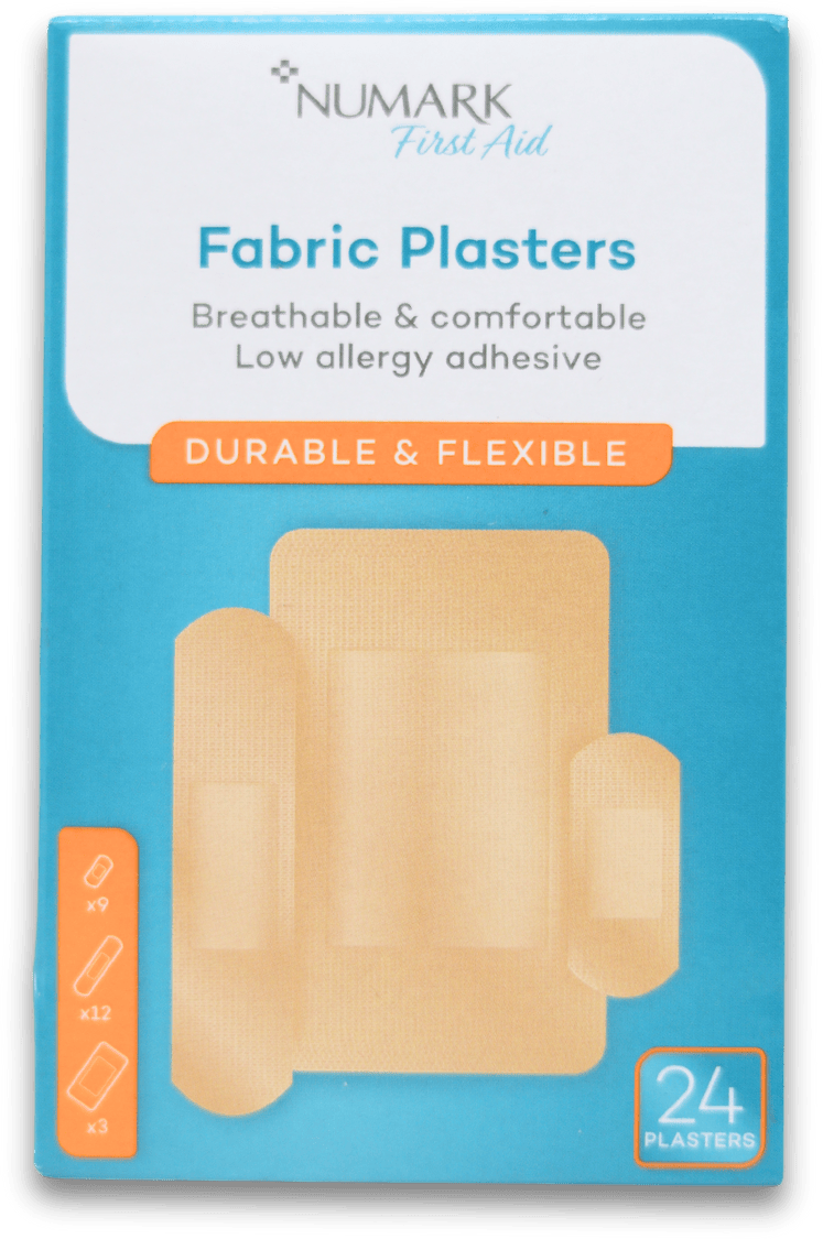 Numark Fabric Plasters 24 Pack