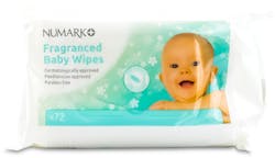 Numark Fragranced Baby Wipes 72 Pack