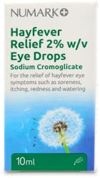 Numark Hayfever Relief Allergy Eye Drops 2% w/v 10ml