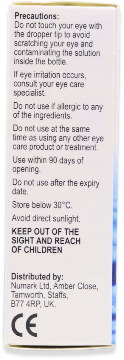 Numark Hypromellose Eye Drops 0.3% 10ml - 3