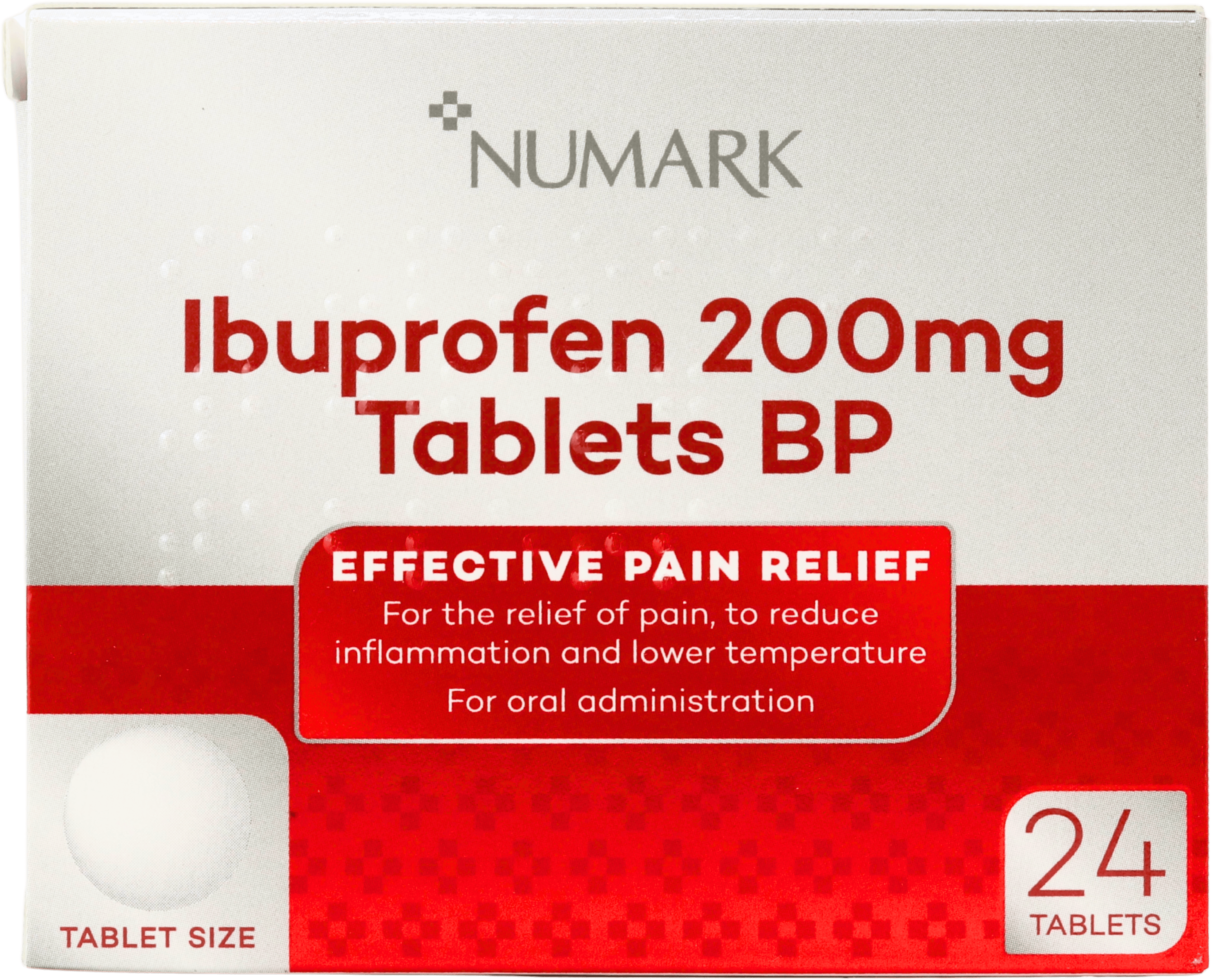 Numark Ibuprofen 200mg 24 Coated Tablets