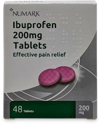 Numark Ibuprofen 200mg 48 Coated Tablets