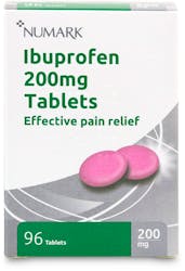 Numark Ibuprofen 200mg 96 Coated Tablets