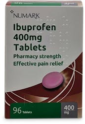 Numark Ibuprofen 400mg 96 Coated Tablets