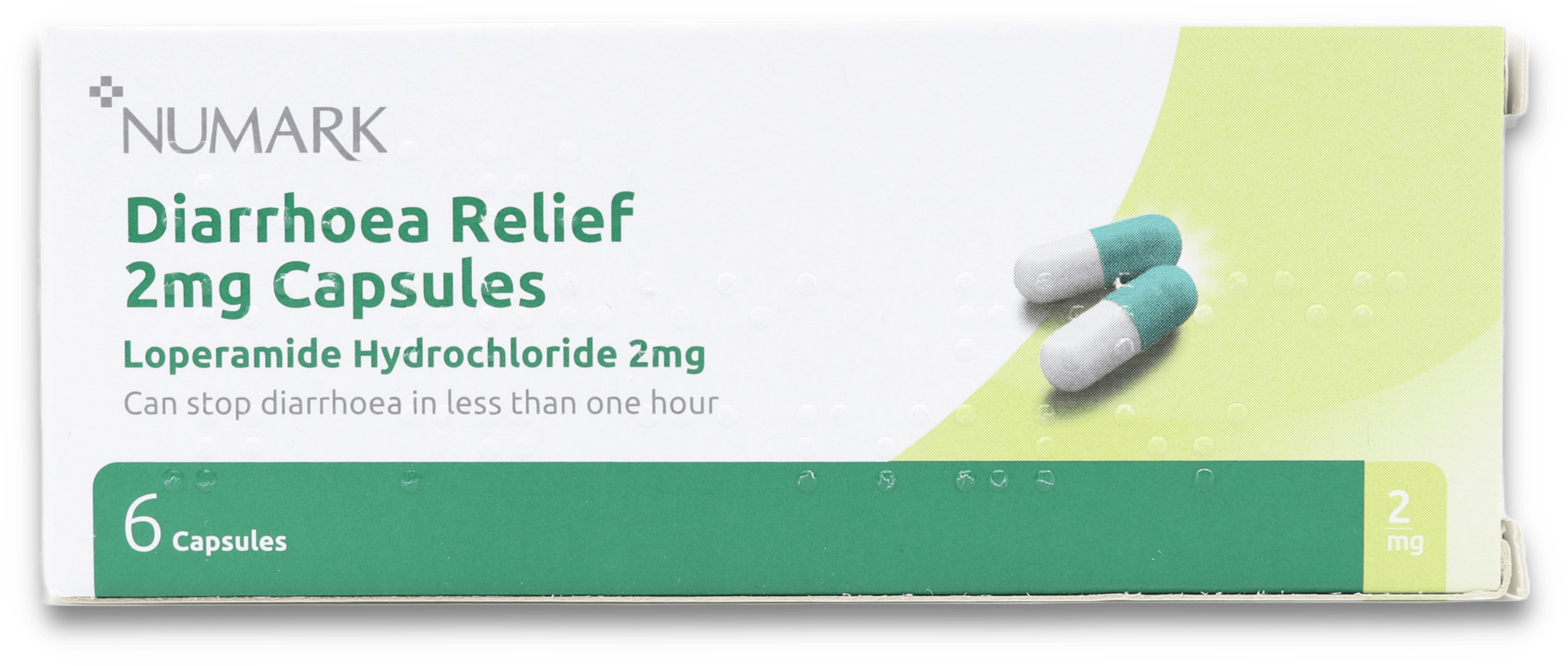 Diarrhoea Relief - Loperamide Hydrochloride 2mg 6 Capsules