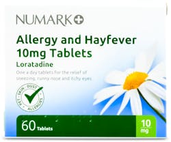 Numark Loratadine 10mg Allergy & Hayfever 60 Tablets