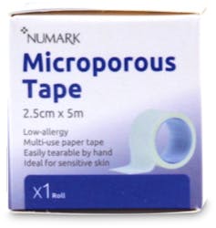 Numark Micropore Tape 2.5cm x 5m