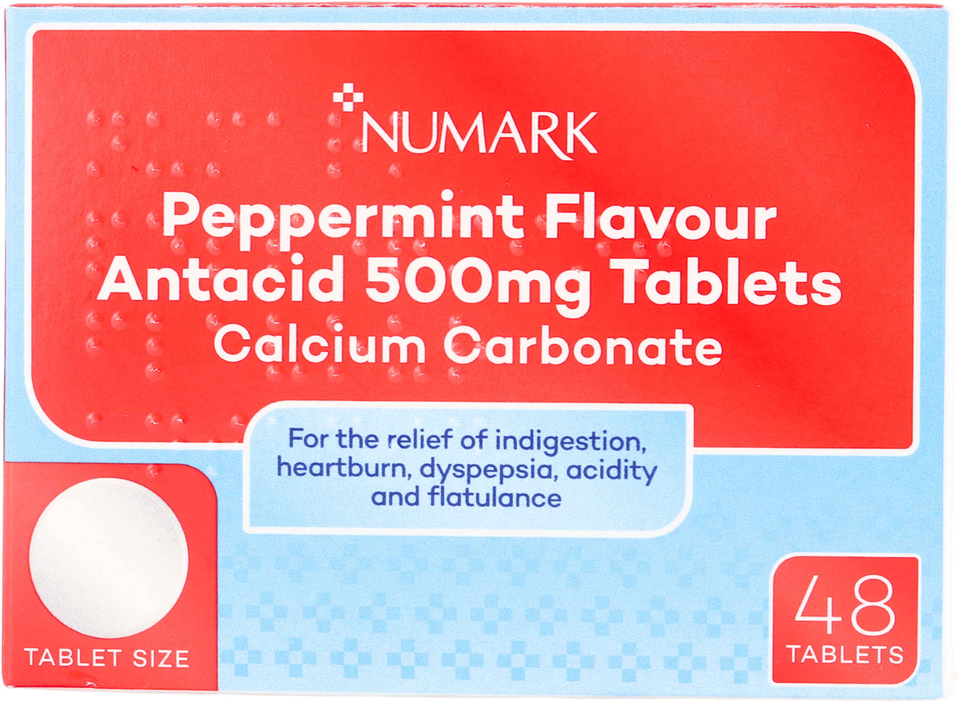 Numark Peppermint Flavour Antacid 48 Pack
