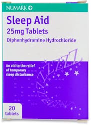 Numark Sleep Aid 25mg 20 Tablets