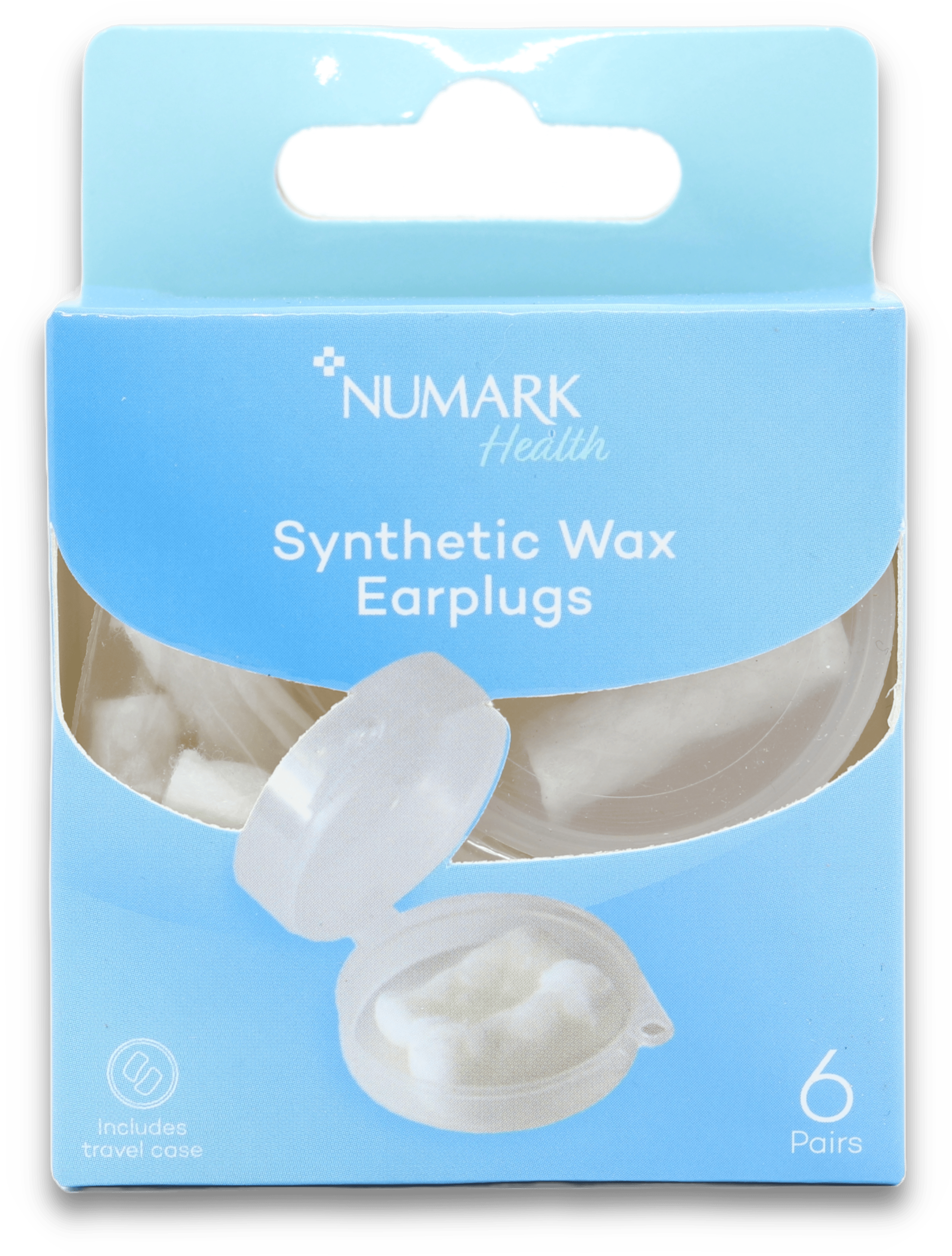 Numark Synthetic Wax Ear Plugs 6 Pairs medino