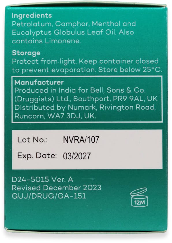 Numark Vapour Rub 50g - 3