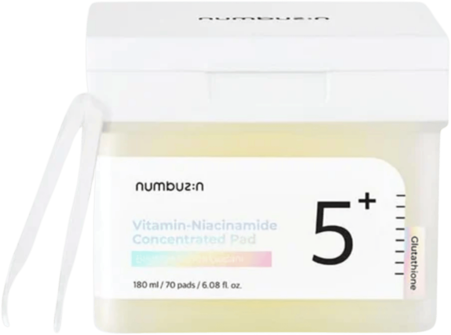 Numbuzin No.5+ Vitamin-Niacinamide Concentrated Pad 180ml (70 pads)