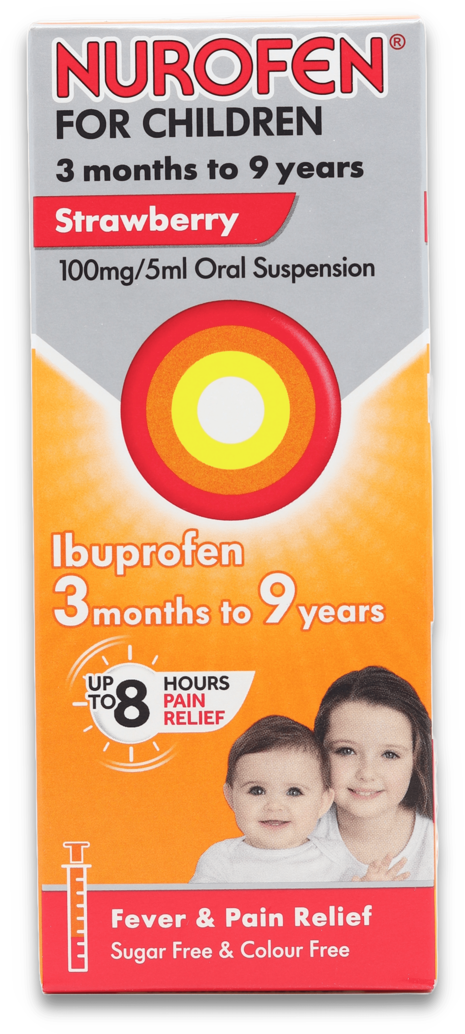 Nurofen for Children 3 Months To 9 Years Strawberry 100ml
