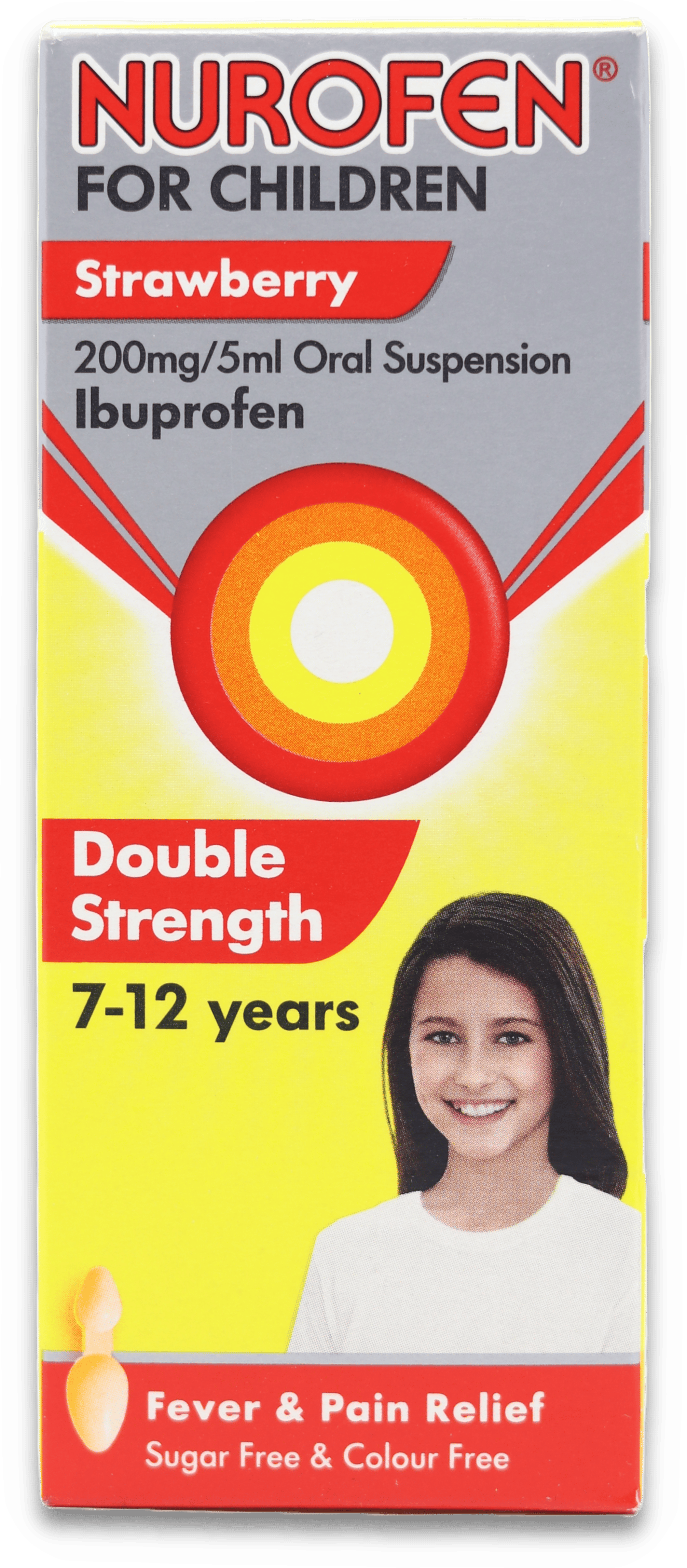 Nurofen for Children 7-12 Years Strawberry 100ml