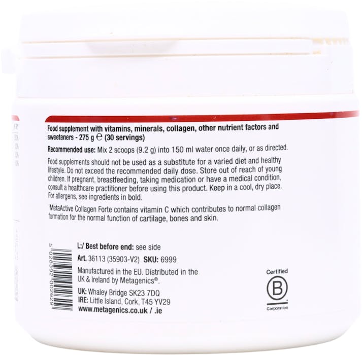 Nutri Advanced Collagen Forte Joints+ Bones 275g Powder - 3