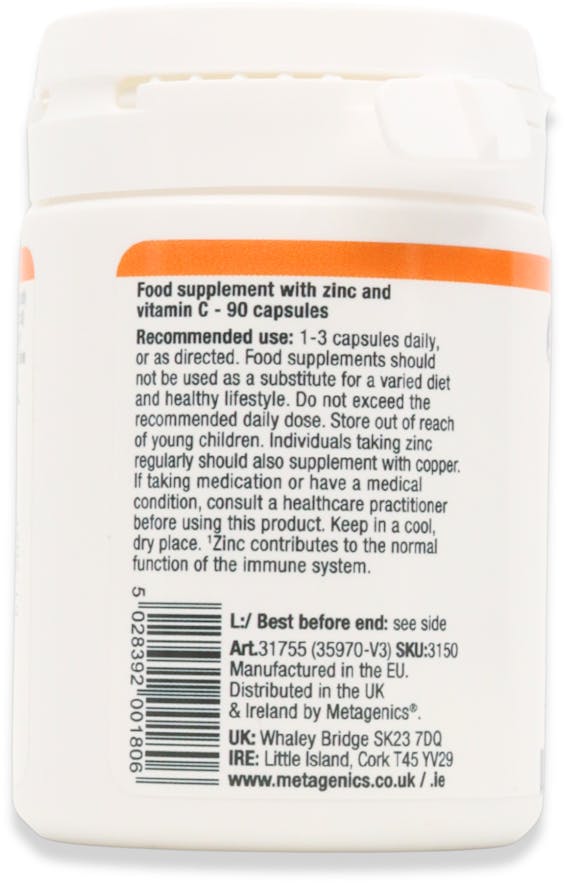 Metagenics Zinc Picolinate 90 Capsules - 3