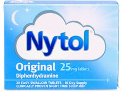 Nytol Original 25mg 20 Tablets