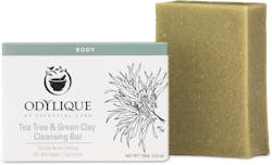Odylique Tea Tree & Green Clay Cleansing Bar 100g