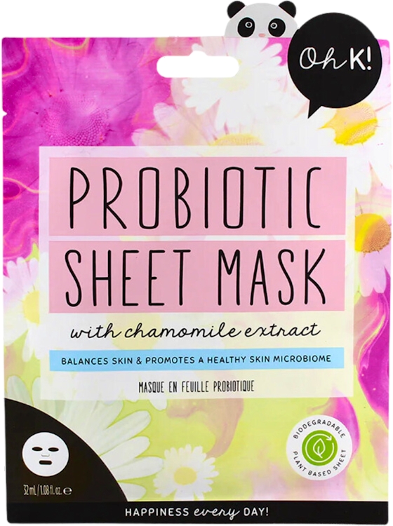 oh k! 32ml sheet mask probiotic