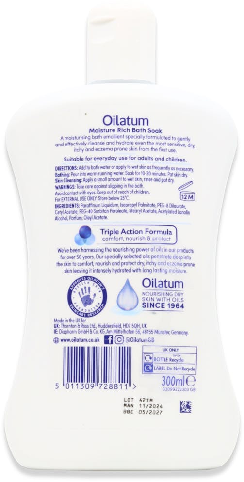 Oilatum Moisture Rich Bath Soak 300ml - 2