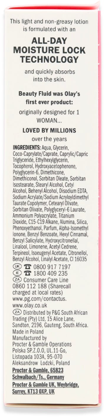 Olay Beauty Fluid Face & Neck Moisturising Lotion 100ml - 2