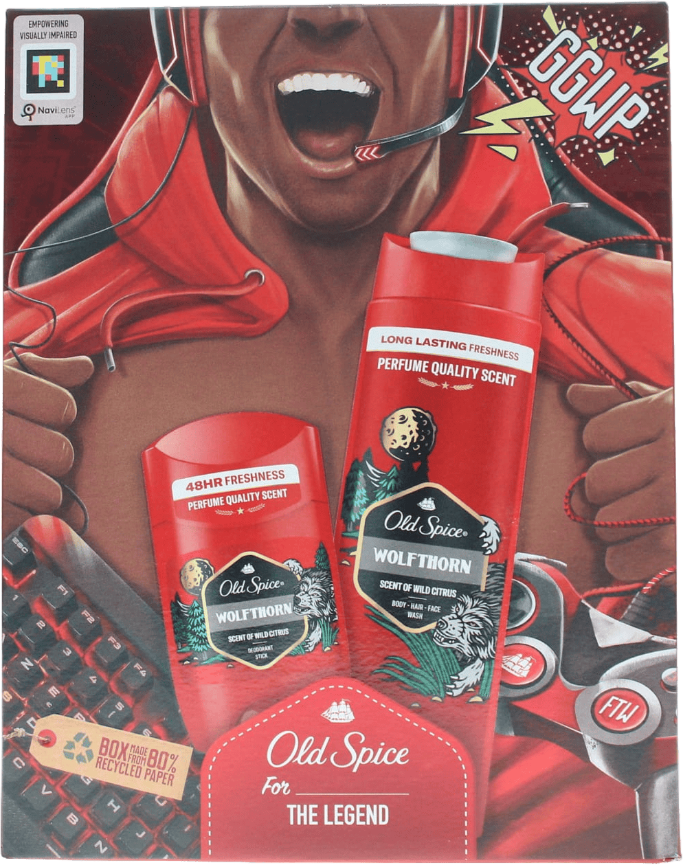Old Spice The Legend Gift Set Wolfthorn