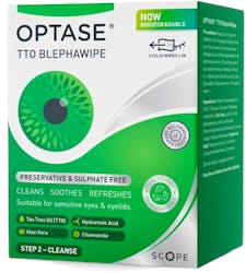 Optase TTO Blephawipe 20 Pack