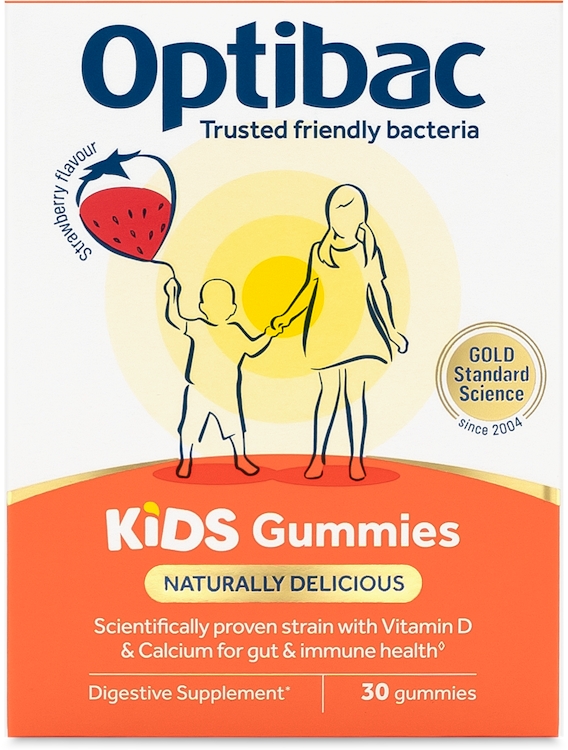 Optibac Strawberry Kids Gummies 30