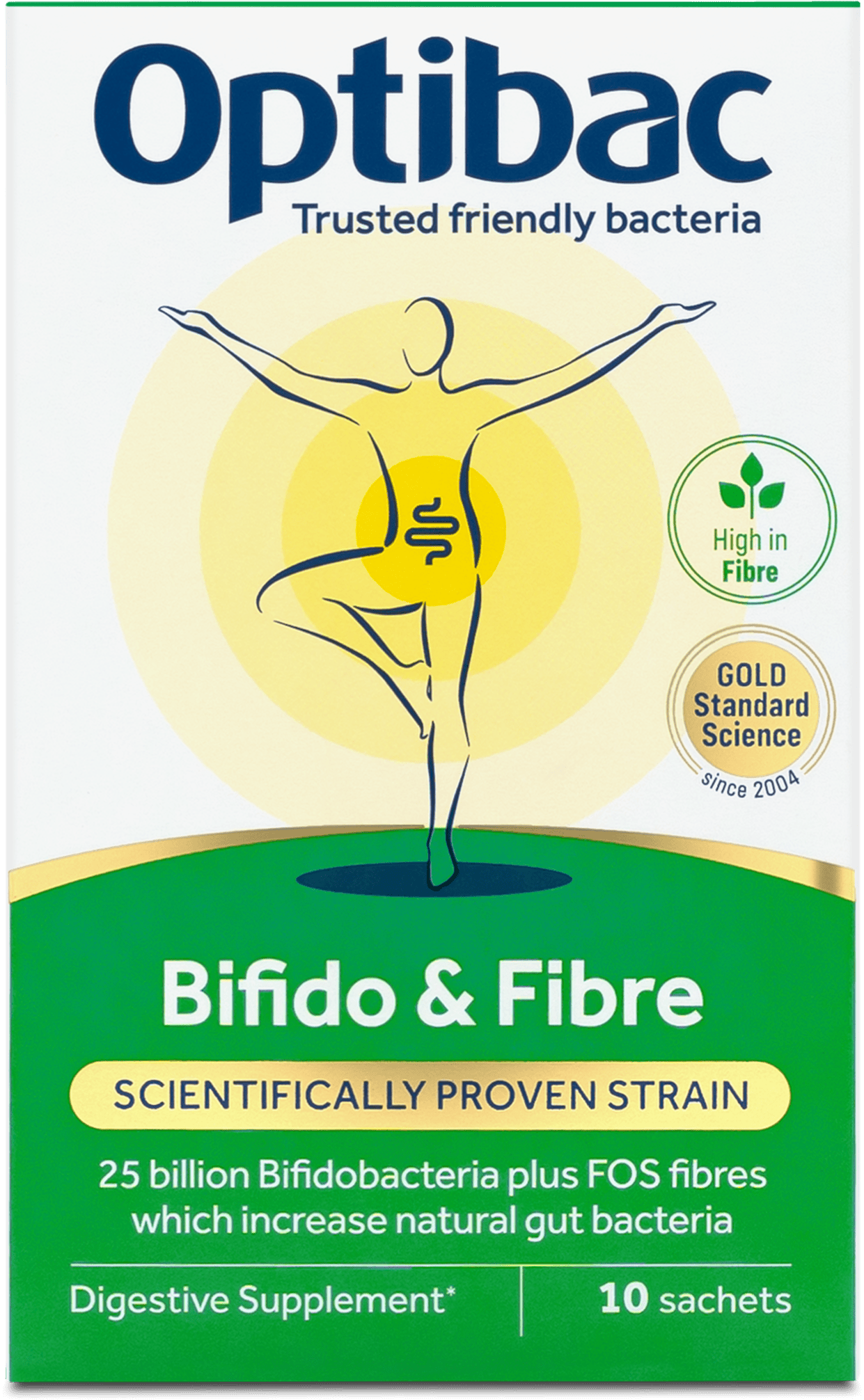 Optibac Probiotics Bifidobacteria & Fibre 10 Sachets