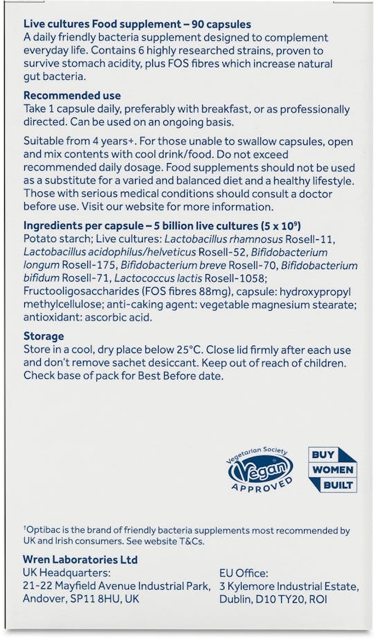 Optibac Probiotics for Every Day 90 Capsules - 3