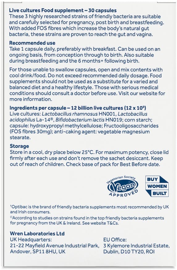 Optibac Probiotics for Pregnancy 30 Capsules - 3