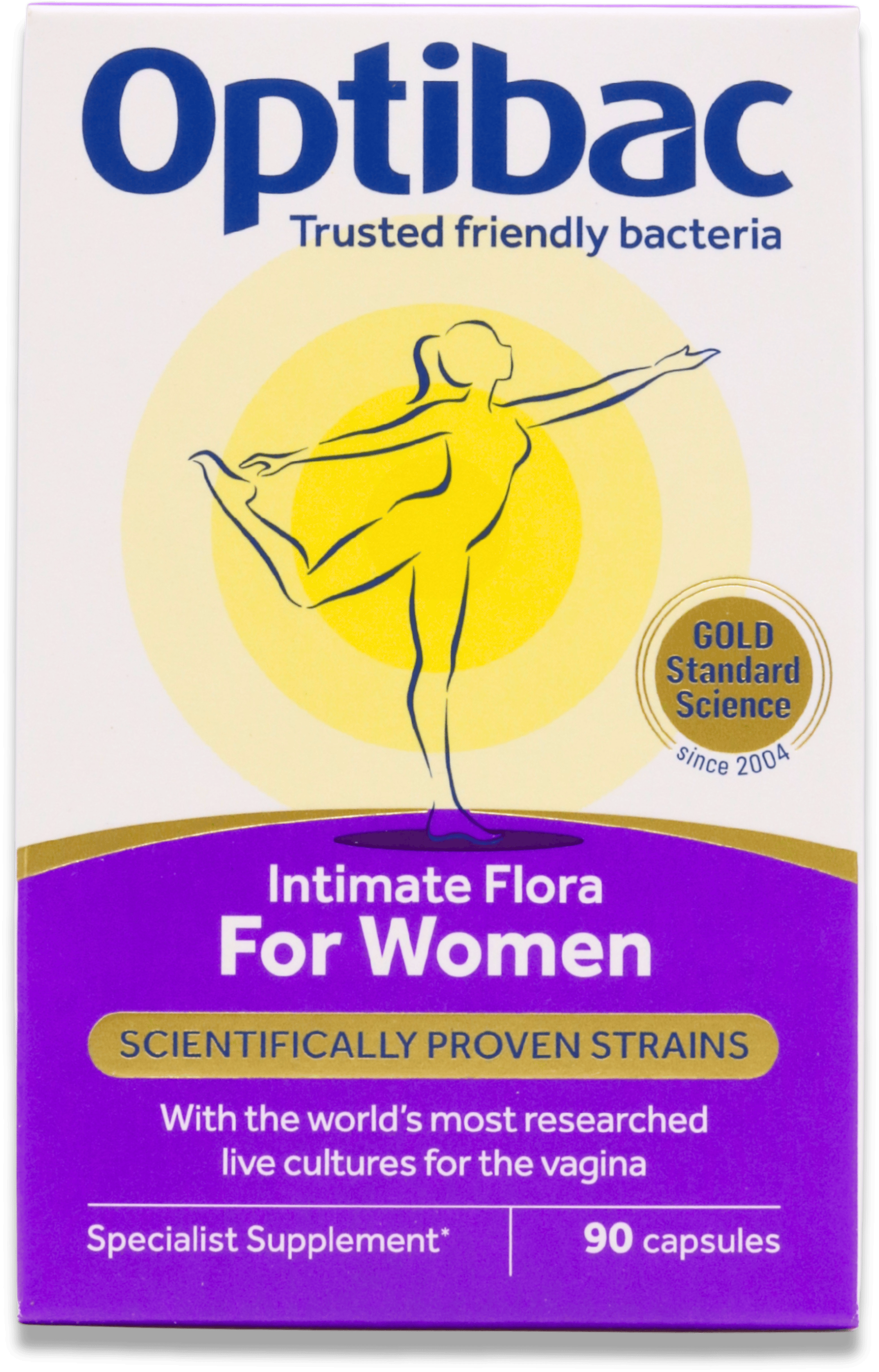 Optibac Intimate Flora for Women Probiotics 90 Capsules