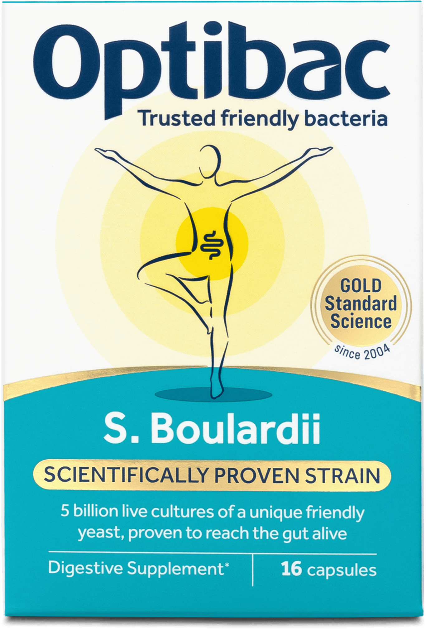 Optibac Probiotics Saccharomyces Boulardii 16 Capsules
