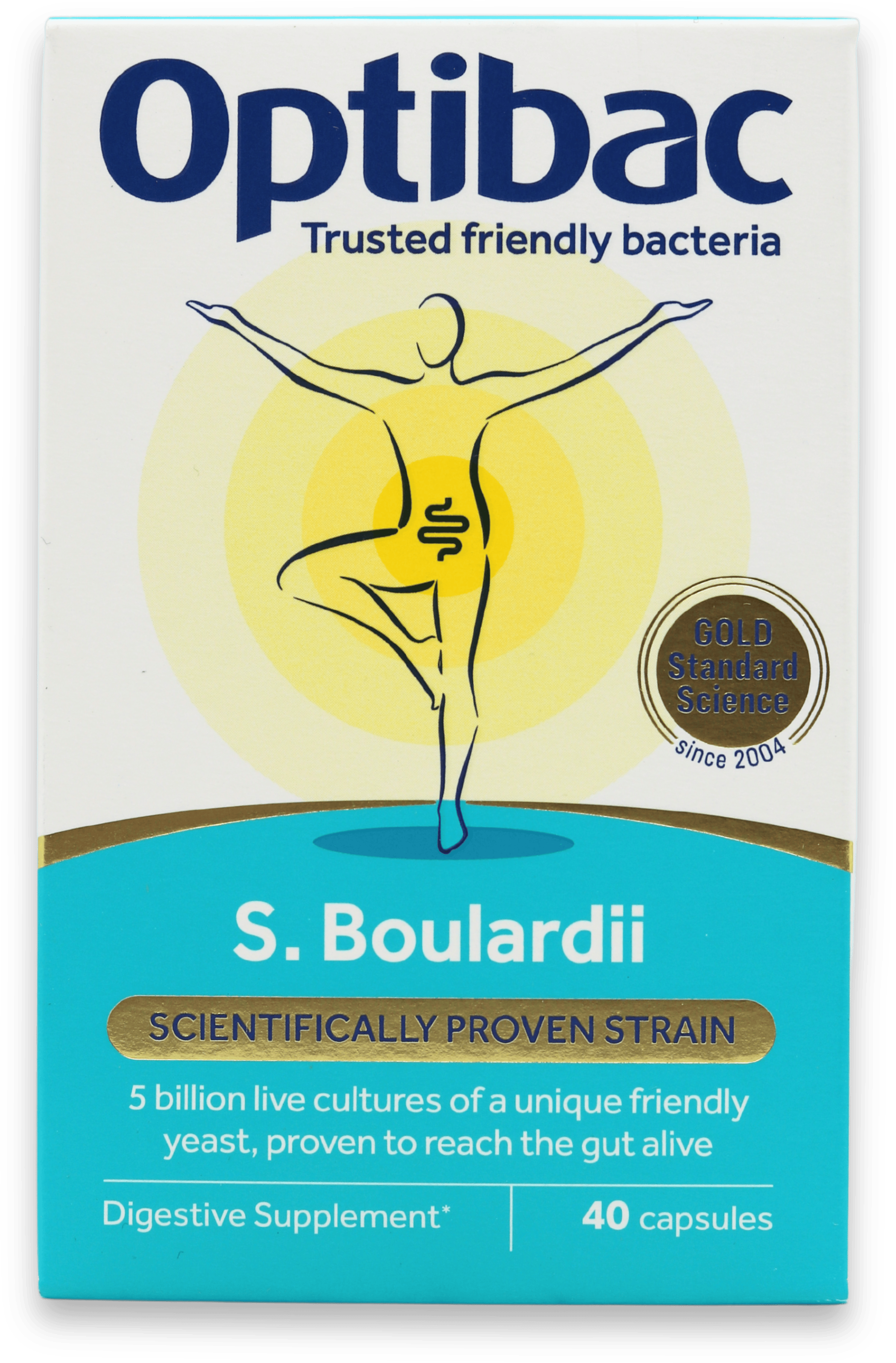 Optibac Probiotics Saccharomyces Boulardii 40 Capsules