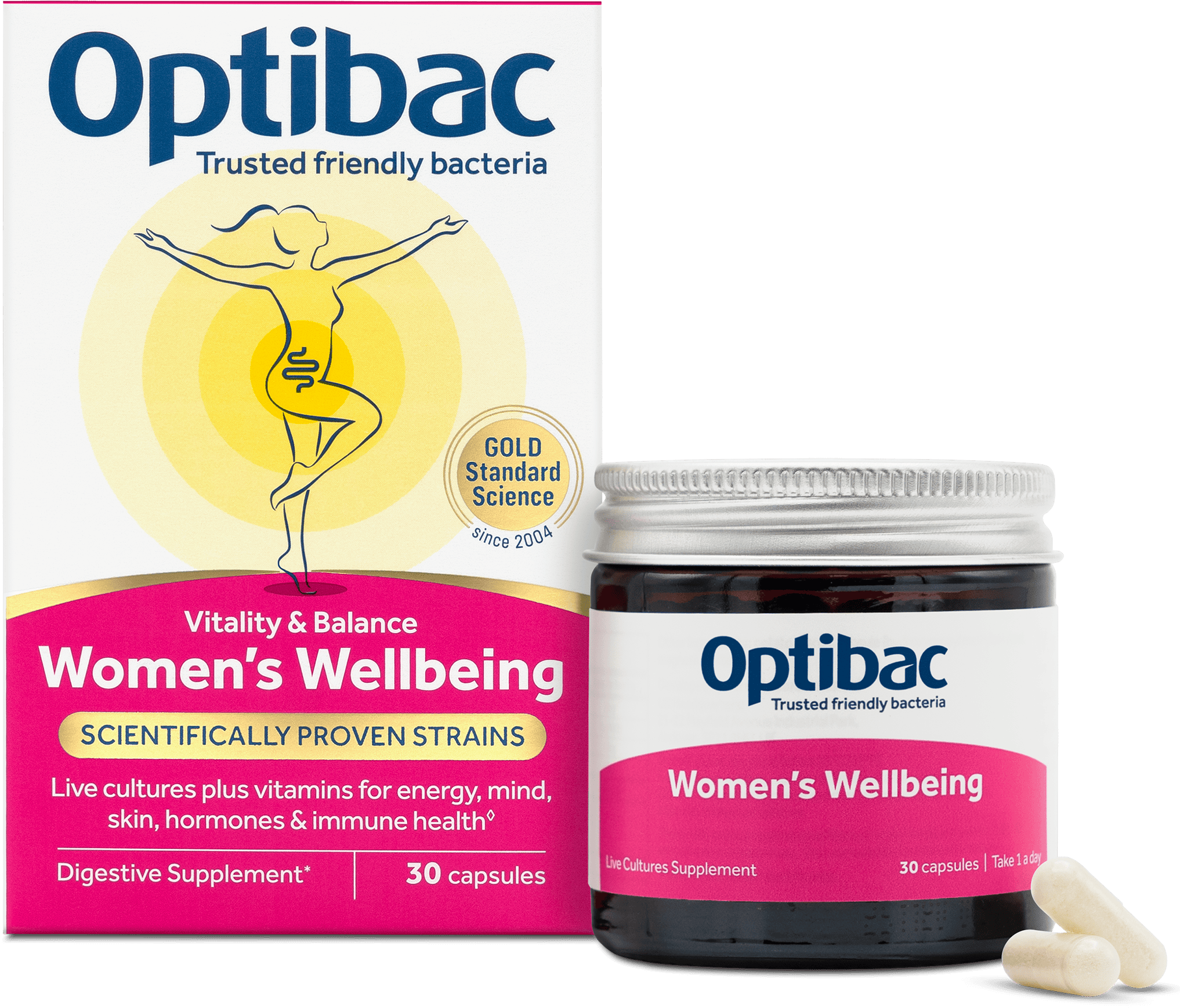 Optibac Probiotics Women's Wellbeing 30 Capsules