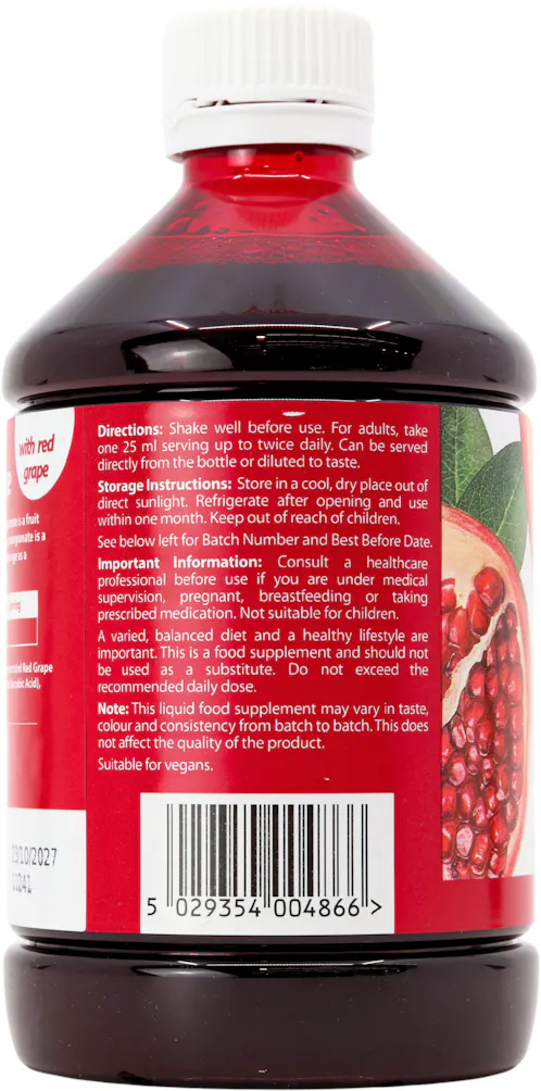 Optima Concentrated Pomegranate Juice 500ml - 3
