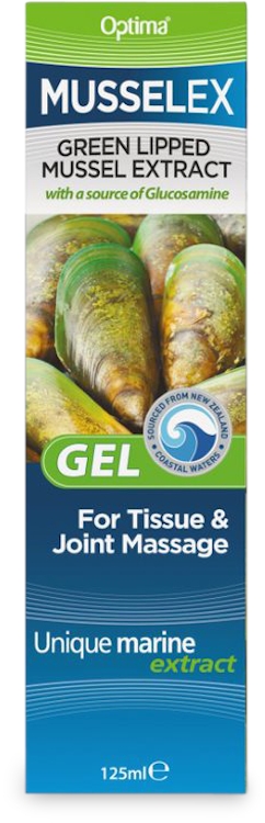 Optima Musselex Green Lipped Mussel Extract Gel 125ml
