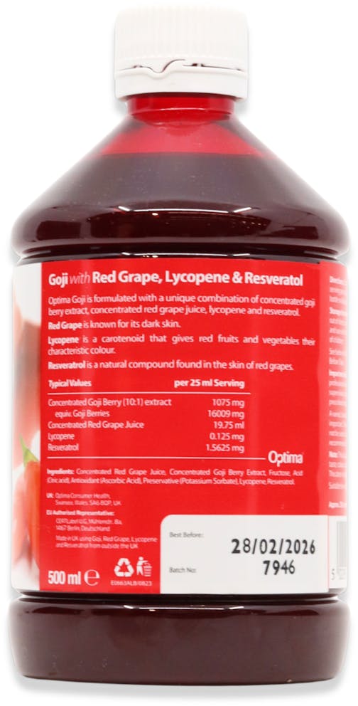 Optima Goji Juice 500ml - 2