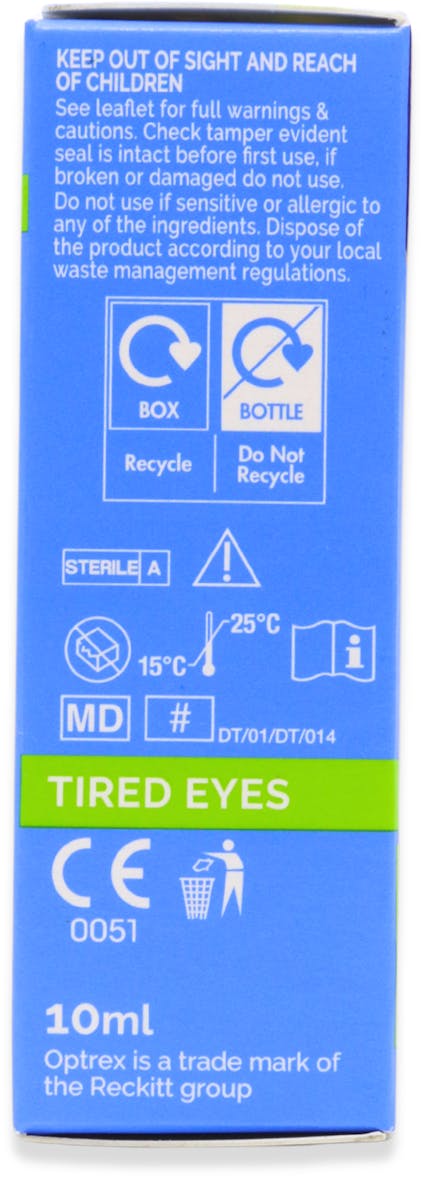 Optrex Refreshing Eye Drops for Tired Eyes 10ml - 2